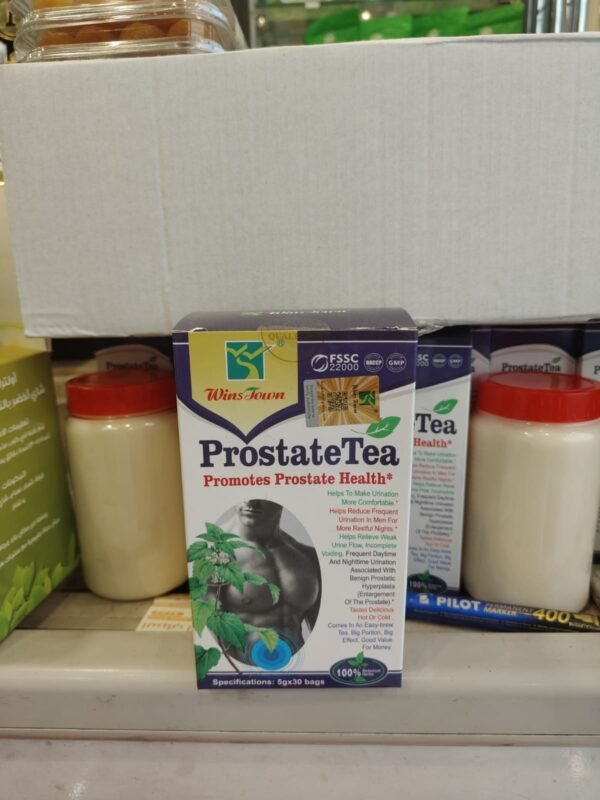 7. Wins Town Prostate Tea - Teh Herbal Kesehatan Prostat & Saluran Kemih Pria (30 Sachet) Kotak Kemasan Wins Town Prostate Tea 30 kantong teh herbal prostat
