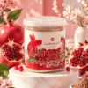 Toples serbuk kulit delima Almarwani Pomegranate Peel Powder قشر رمان yang sangat bermanfaat untuk menyehatkan lambung, mengatasi diare, dan dapat dijadikan masker alami untuk melawan jerawat serta penuaan dini kulit.