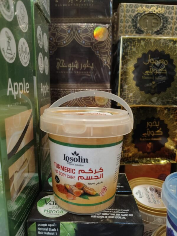 Losolin Turmeric For Body Care (كركم الجسم) lulur kunyit alami untuk perawatan kulit.