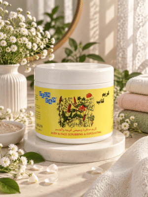Kemasan jar Krem Kap Scrubbing and Exfoliating Cream 500g كريم كاب lulur wajah dan badan pencerah kulit